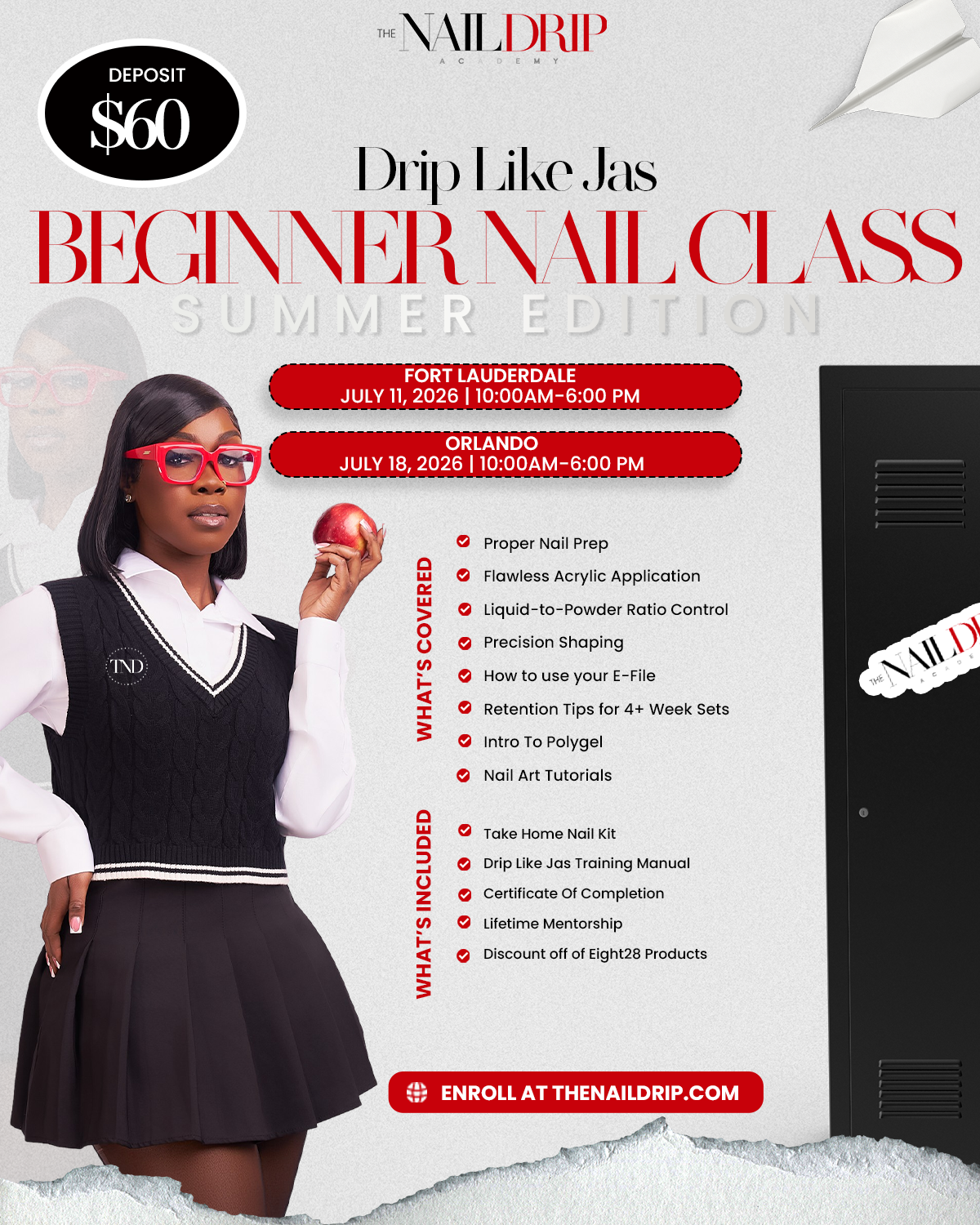 Drip Like Jas Beginner Nail Class - ORLANDO